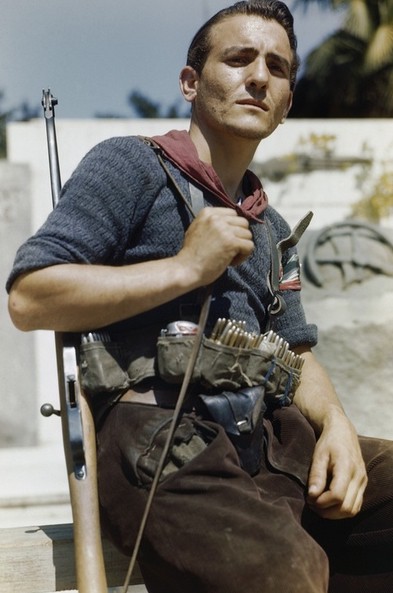 Итальянский партизан – участник боев за Флоренцию, 1944 г.