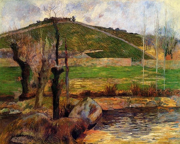 П. Гоген. Пейзаж Понт-Авена. 1888