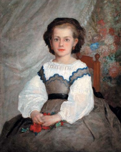 О. Ренуар. Портрет Ромен Ласко. 1864