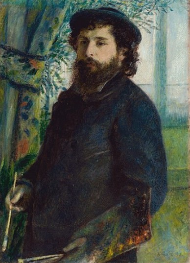 О. Ренуар. Портрет Клода Моне с кистями. 1875