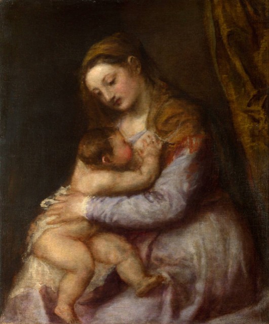 Тициан. Мадонна и дитя. 1565-1570