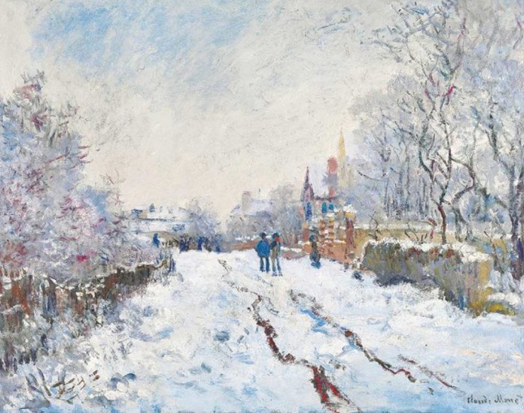 К. Моне. Снег в Аржантёе. 1875