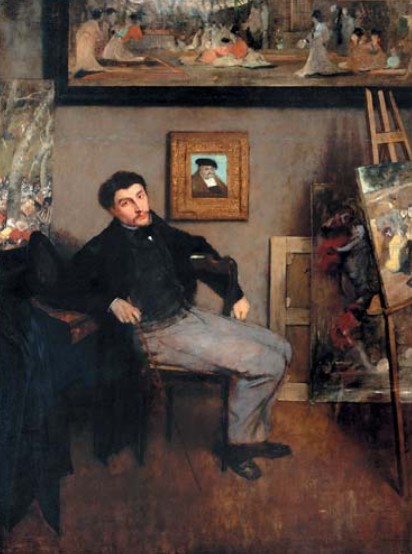 Э. Дега. Портрет Джеймса Тиссо. 1868