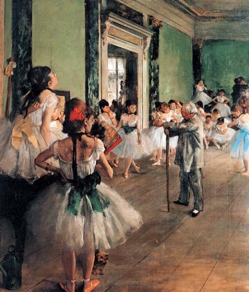 Э. Дега. Танцевальный класс. Около 1870