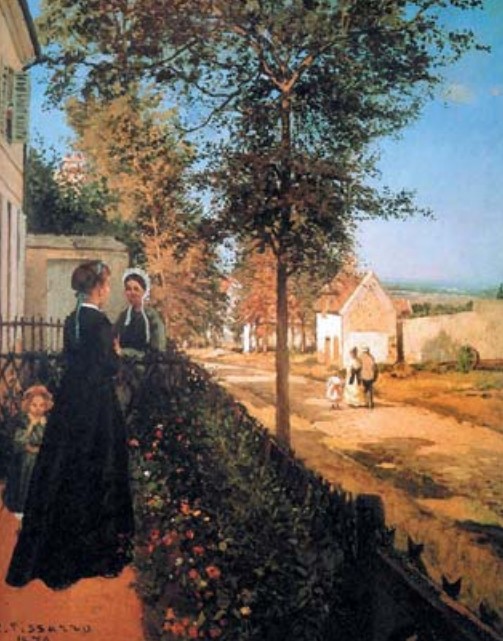 К. Писсарро. Дорога из Версаля в Лувесьен. 1868