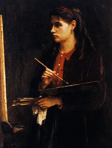 Э. Моризо. Портрет Берты. 1863
