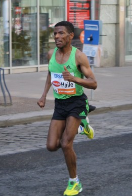 Хайле на Венском городском марафоне в 2011 году