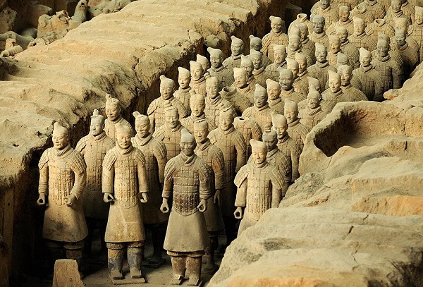 Терракотовая армия из гробницы Цинь Шихуанди