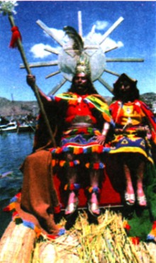 Появление на озере Титикака Манко Канак и Мамы Окльо