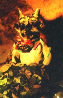 статуя дьявола рудника Тио