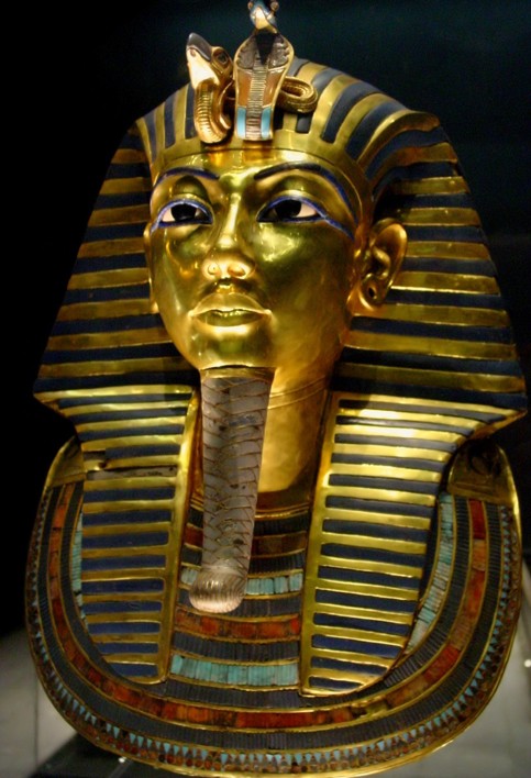 Погребальная маска Тутанхамона. Египетский музей. Каир. Египет