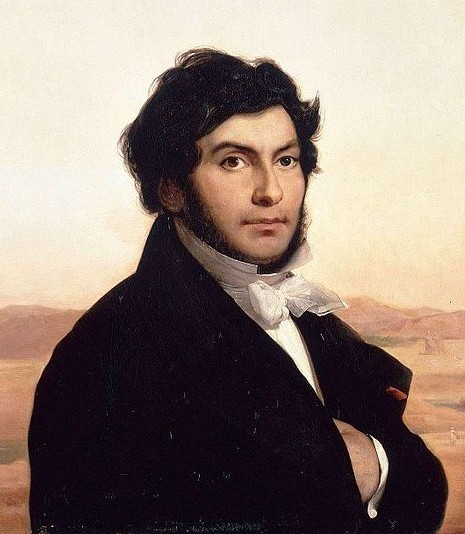 Жан-Франсуа Шампольон. Портрет работы Леона Конье (1831)