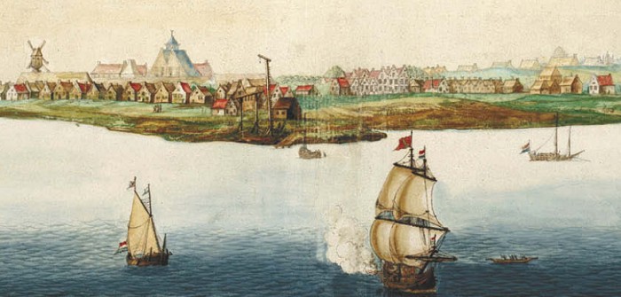 Новый Амстердам около 1650 г.