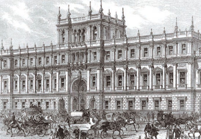 Лондонское королевское общество находилось в этом здании в 1873— 1967 гг.