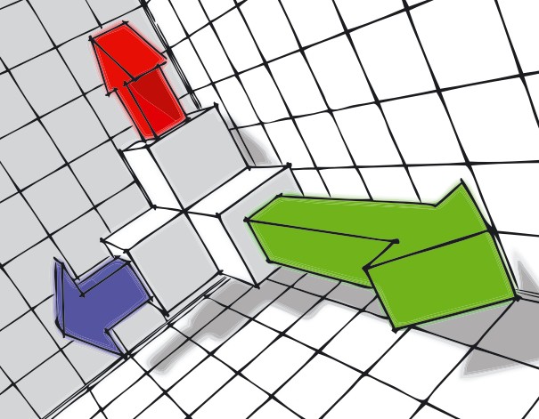 Прямоугольная система координат для трехмерного пространства