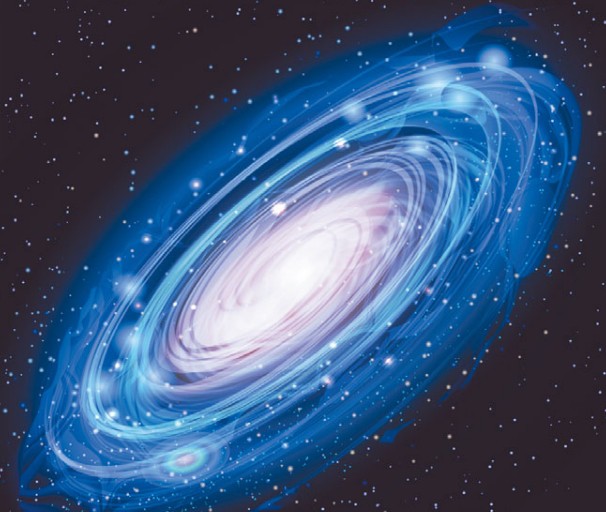 Спиральная галактика туманность Андромеды