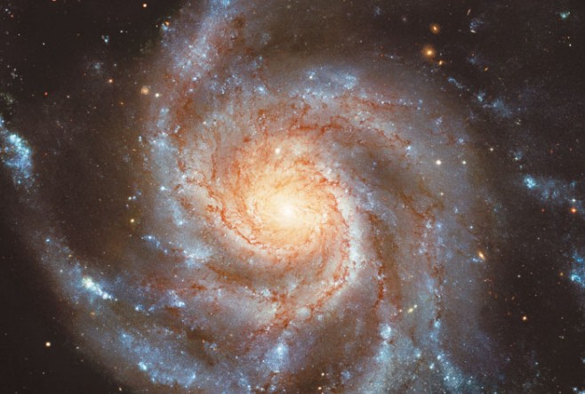 >Спиральная галактика Вертушка на снимке, сделанном телескопом «Хаббл»