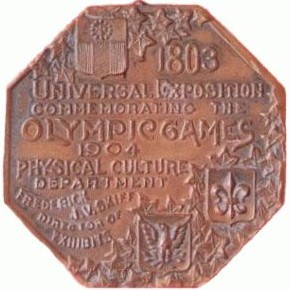 Сент Луис 1904: реверс памятной медали