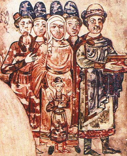 Святослав Ярославич с семьей. 1073 г.