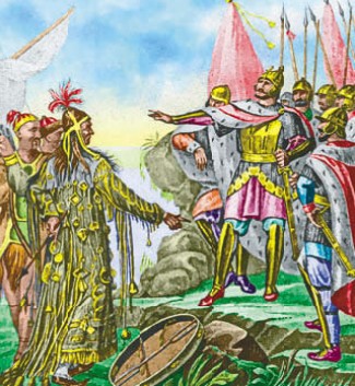 Удельные князья отвергают мир, предложенный послами Батыя. 1237 г.