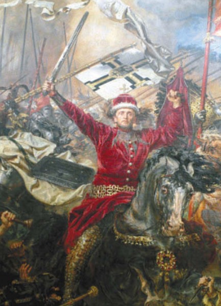Витовт в Грюнвальдекой битве 1410 г. Фрагмент картины Я. Матейко.
