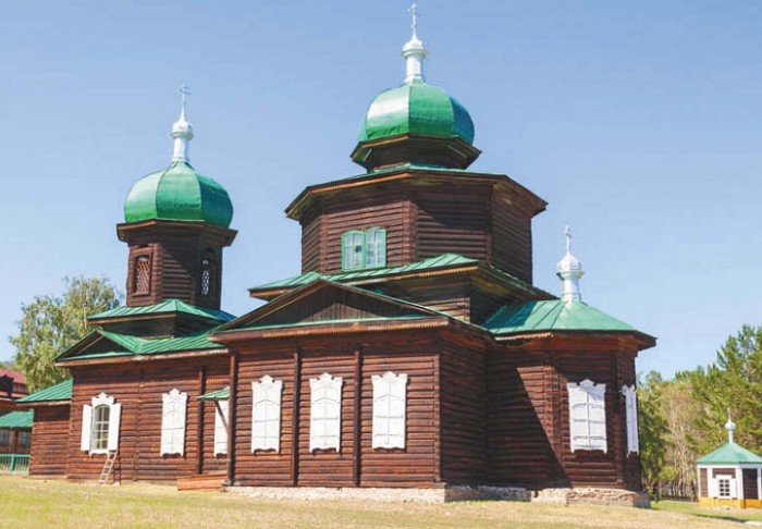 Старообрядческая церковь Святого Николая в этнографическом музее г. Улан-Удэ, Бурятия