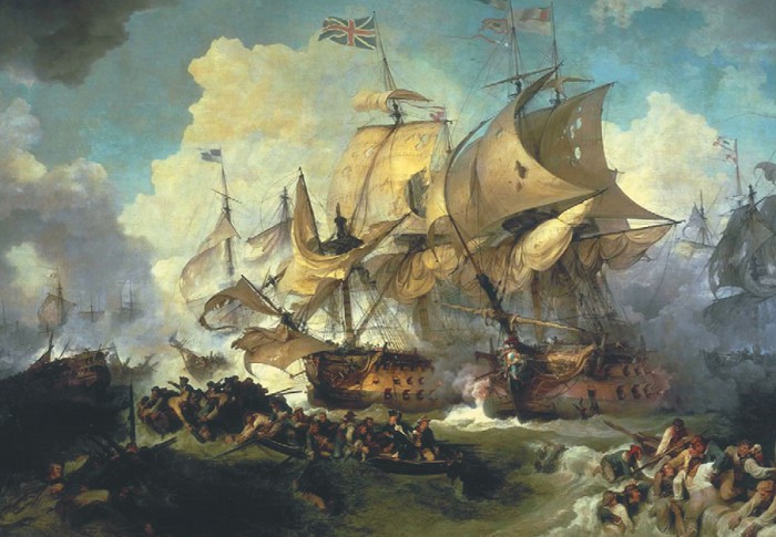 Победа британского флота 1 июня 1794 г.