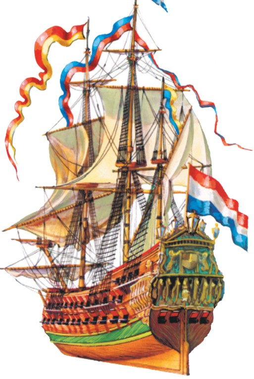 Голландский флагманский корабль «Де Зевен Провинсиен»