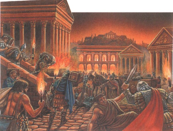 разграбление в 455 г. Рима вандалами