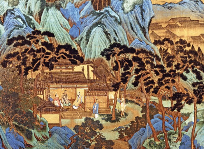 Парк императора У-ди. Старинная китайская миниатюра