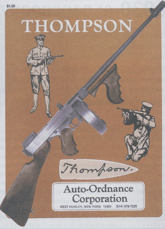 Рекламный проспект компании «Ауто-Орднанс», рекламирующий пистолет-пулемет «Томпсон»