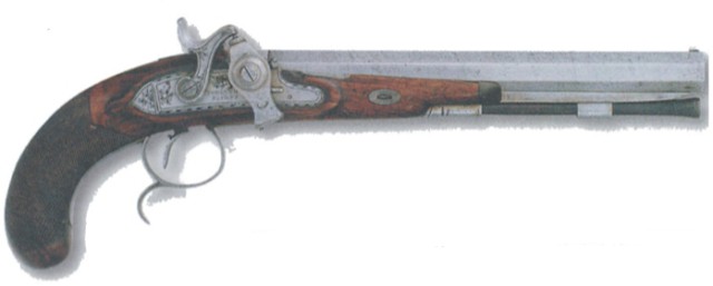 Пистолете воспламенением посредством детонирующего состава, сделанный Александром Джоном Форсайтом