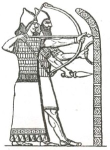 Ассирийские воины.