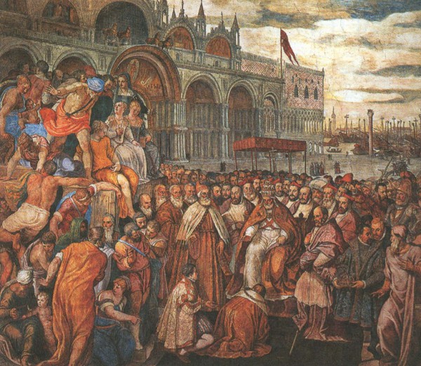 Покаяние Фридриха I перед Папой Александром III
