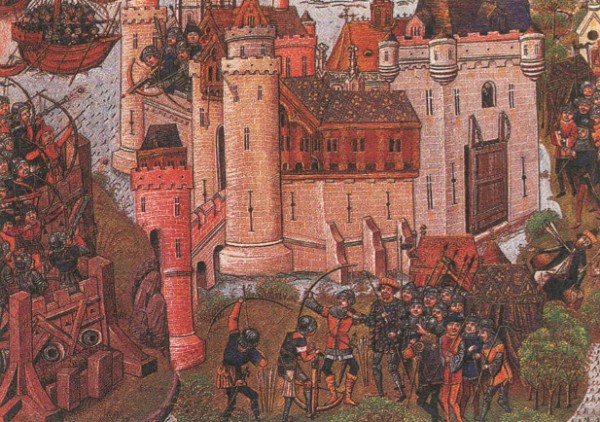 Осада крепости мортань близ Бордо