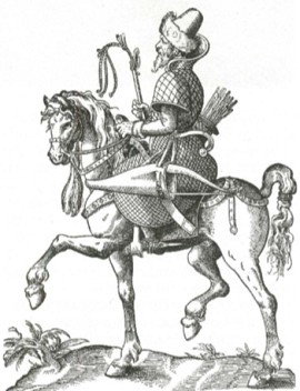Русский конный воин. Немецкая гравюра. XVI в.