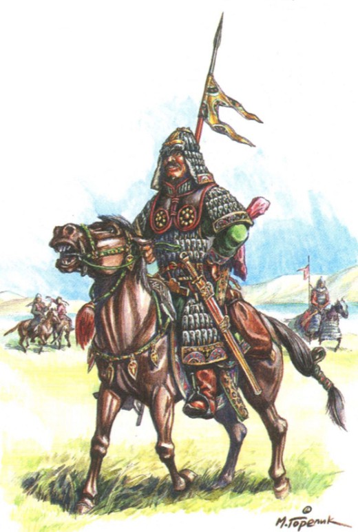 Древнетюркский тяжеловооружённый конник