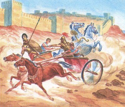 Битва на колесницах под стенами Трои