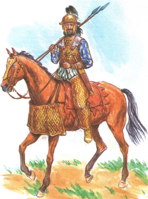 Персидский конный воин