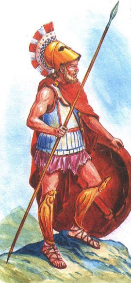 Спартанский воин