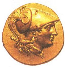 Медаль с изображением Александра Македонского