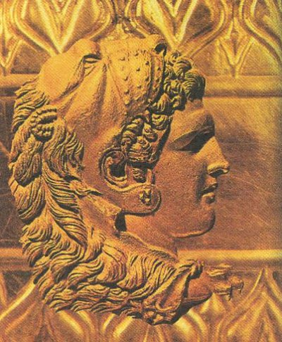 Изображение Александра Македонского в виде древнегреческого бога Геракла