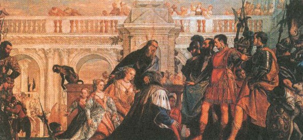 Семья Дария III перед Александром Македонским