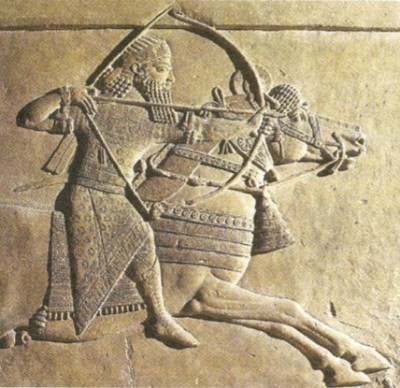 Рельеф с изображением царя Саламана-сара III на охоте