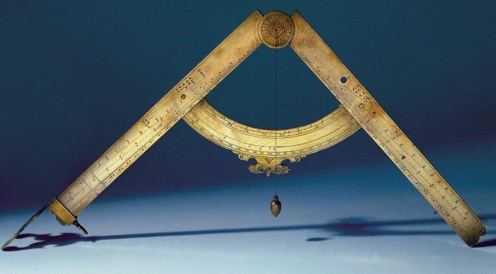 изобретенный Галилеем пропорциональный циркуль