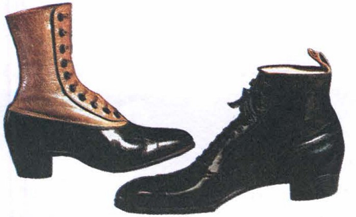 Обувь на каждый день. Англия. 1900-е гг.