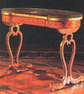 Столик-бобик для рукоделий. 1770-е гг.