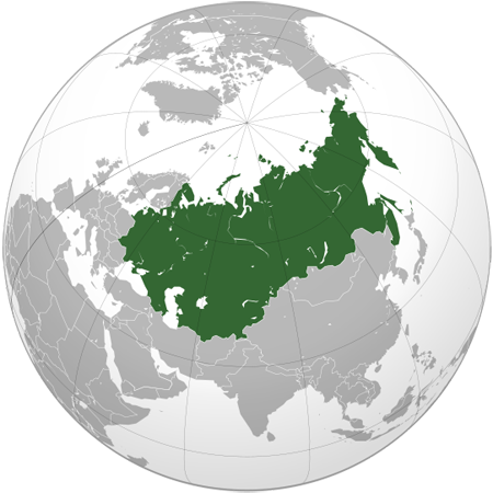 Карта СССР с 1945 года.