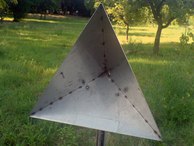Рупор (уголковый отражатель) для тестирования радара