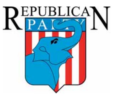 Неофициальная эмблема республиканской партии США